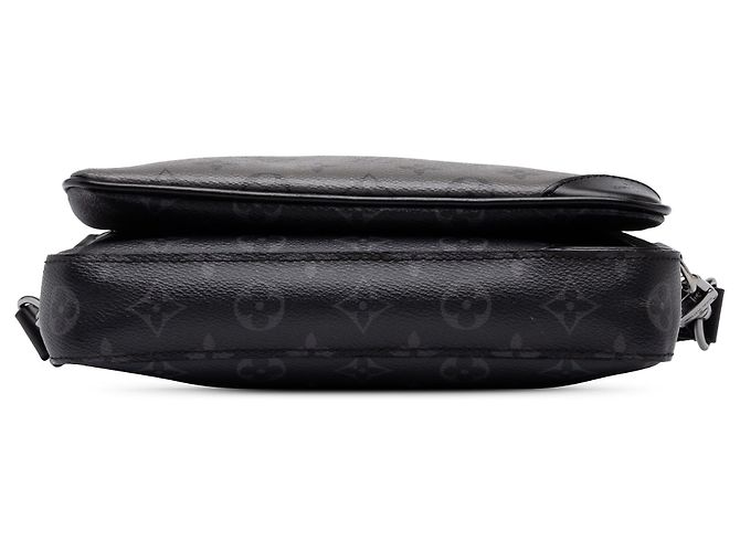 Sac bandoulière Trio Messenger Louis Vuitton Monogram Eclipse Reverse Noir - vue 3
