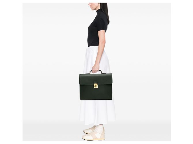 Borsa da lavoro Louis Vuitton Taiga Moskova Briefcase Verde - vista 8