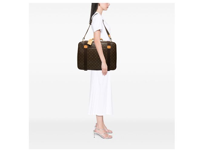 Sac de voyage Louis Vuitton Monogram Satellite 53 Marron - vue 6