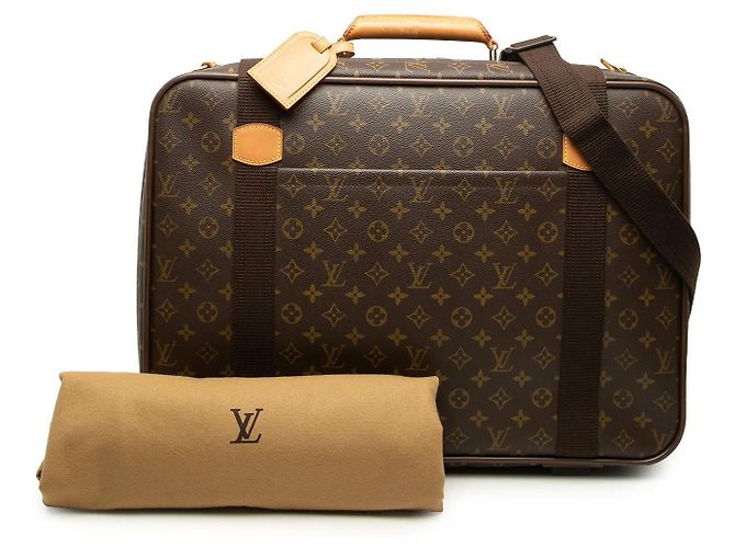 Sac de voyage Louis Vuitton Monogram Satellite 53 Marron - vue 7