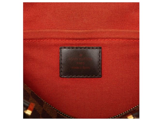 Borsa a mano Louis Vuitton Damier Ebene Ribera MM Marrone - vista 5