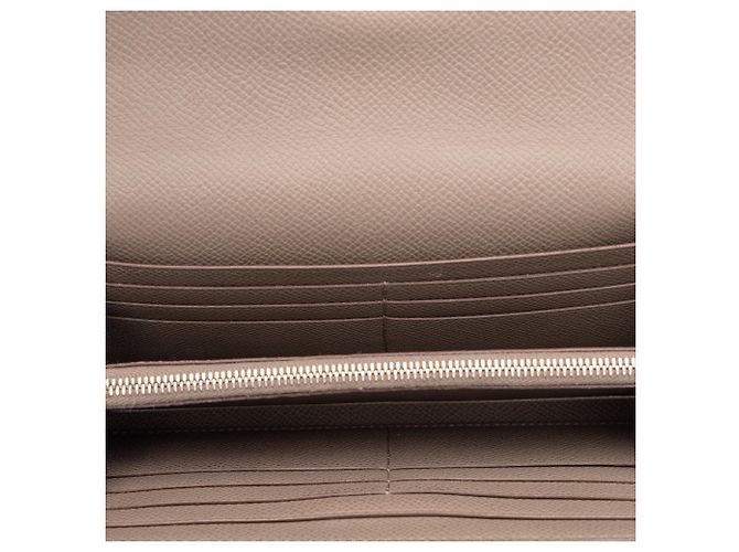 Brown Hermès Epsom Kelly Long Wallet - view 4
