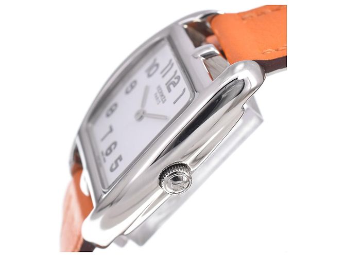 Hermès Hermes Cape Cod Double Tour Quartz Stainless Steel and Leather 27 - vista 3