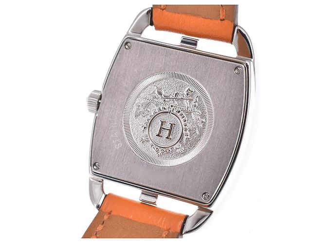 Hermès Hermes Cape Cod Double Tour Quartz Stainless Steel and Leather 27 - vista 6