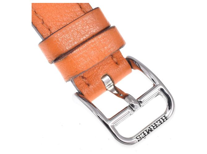 Hermès Hermes Cape Cod Double Tour Quartz Stainless Steel and Leather 27 - vista 7