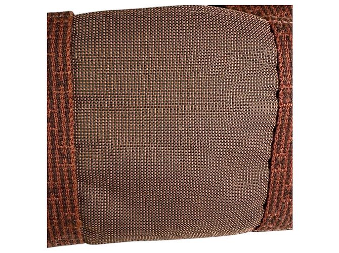Hermès Zaino Hermes Herline Ad MM Brown Canvas - vista 13