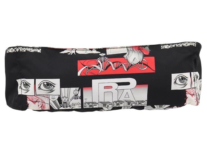 Prada Zip Waist Printed Tessuto Small - vue 2