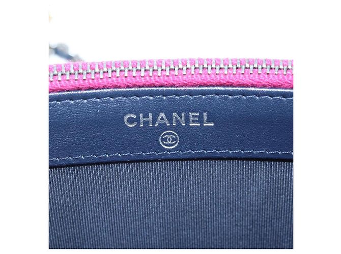 Chanel Gabrielle Double Zip Clutch mit Kette aus gestepptem Tweed - Ansicht 6