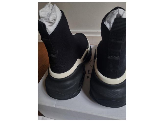Balmain B-Bold High-Top Sneaker aus Mesh - Schwarz/Weiß - Ansicht 5