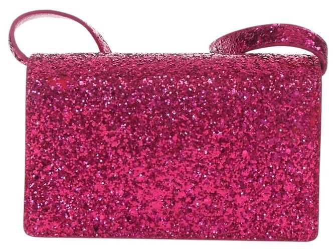 Autre Marque Saint Laurent Lulu Bunny Glitter Small - vista 2