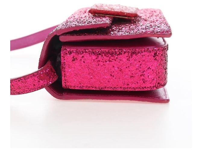 Autre Marque Saint Laurent Lulu Bunny Glitter Small - vista 3
