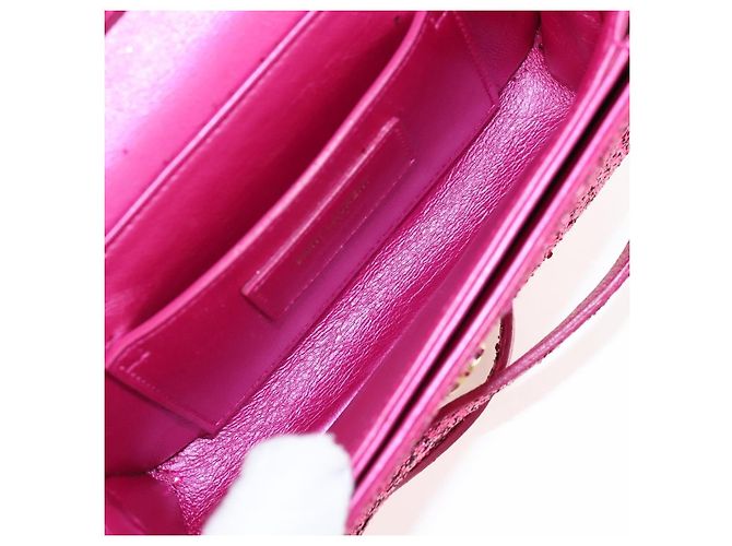Autre Marque Saint Laurent Lulu Bunny Glitter Small - vista 5