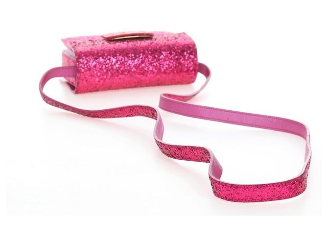 Autre Marque Saint Laurent Lulu Bunny Glitter Small - vista 7
