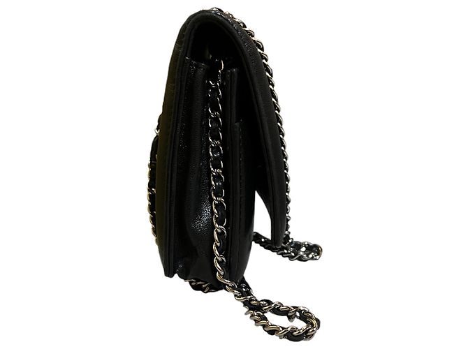 2010 Chanel CC Calfskin Wallet on Chain - vista 3