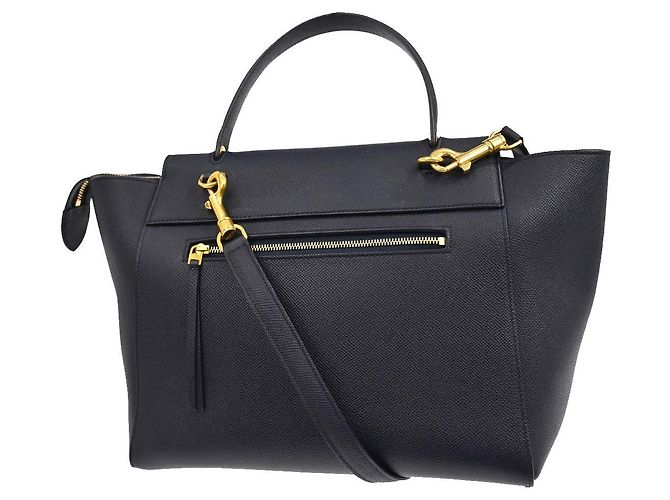 Céline Cintura Celine Mini in pelle testurizzata - vista 2