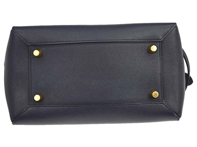 Céline Cintura Celine Mini in pelle testurizzata - vista 3