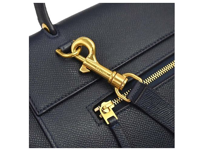 Céline Cintura Celine Mini in pelle testurizzata - vista 7