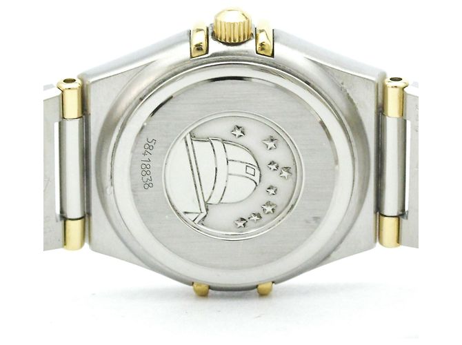 Orologio Omega Constellation MOP 18K Gold Steel da donna - vista 6