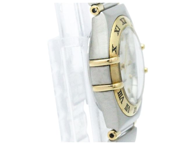 Orologio Omega Constellation MOP 18K Gold Steel da donna - vista 8