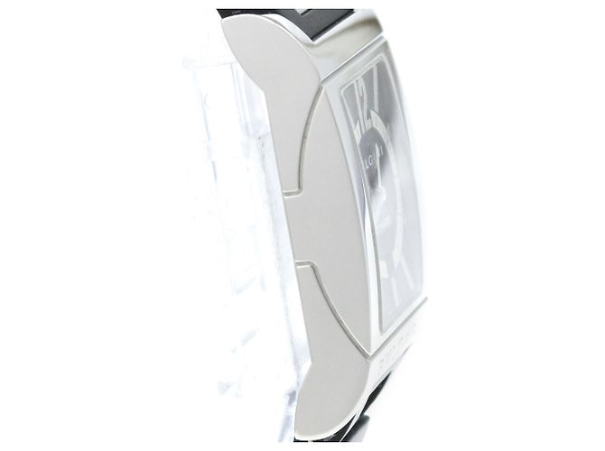 Bulgari Relógio Automático Bvlgari Rettangolo Steel Rubber RT45S - vista 8
