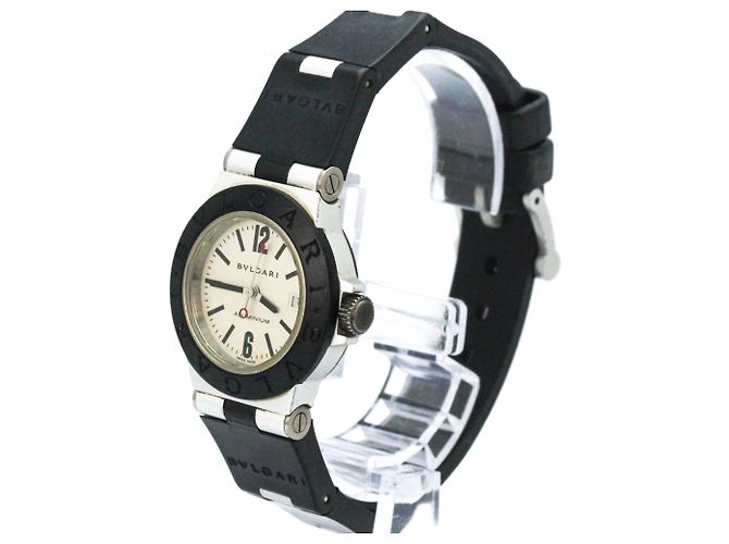 Bulgari Bvlgari Aluminium Rubber Quartz Damenuhr AL29TA - Ansicht 2
