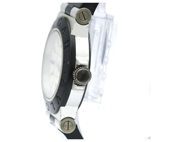 Bulgari Bvlgari Aluminium Rubber Quartz Damenuhr AL29TA - Ansicht 4