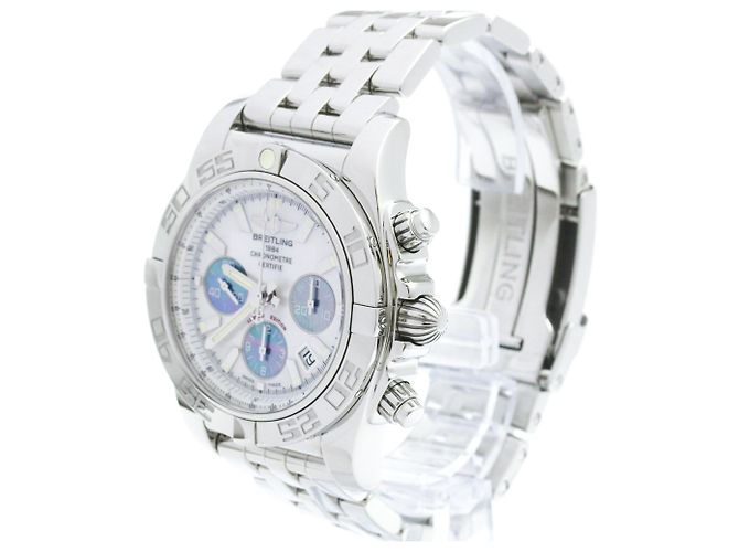 Orologio automatico da uomo Breitling Chronomat 44 MOP Dial AB0110 - vista 2
