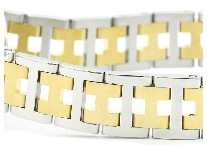 Hermès Reloj de pulsera Hermes Clipper de acero chapado en oro Quartz - vista 3