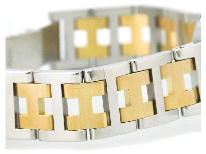 Hermès Reloj de pulsera Hermes Clipper de acero chapado en oro Quartz - vista 7