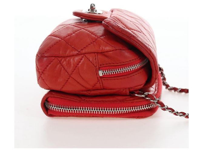 Chanel Wallet on Chain Flap Quilted Calfskin Mini - vista 4