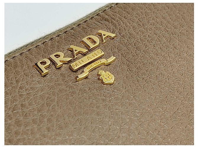 Prada Zip Around Vitello Daino Long - Ansicht 7
