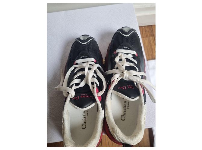 Dior Vibe Sneaker Black & Raspberry Technisches Gewebe 36 - Ansicht 4