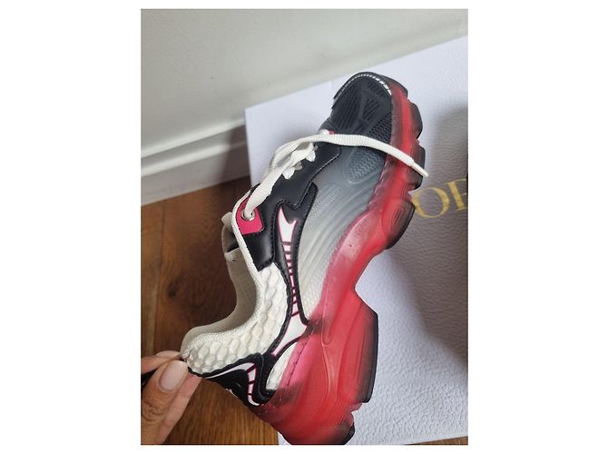 Dior Vibe Sneaker Black & Raspberry Technisches Gewebe 36 - Ansicht 6