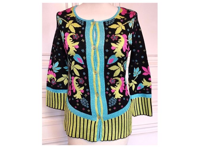 Christian Lacroix Strickjacke Lumineux Strickjacke T S/M - Ansicht 12