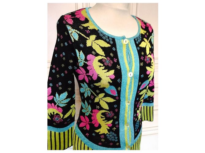 Christian Lacroix Strickjacke Lumineux Strickjacke T S/M - Ansicht 14