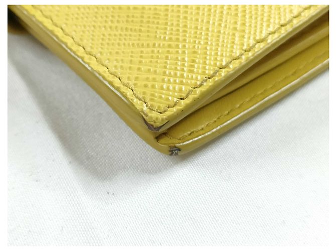 Prada Saffiano bifold Leather Small - vista 4