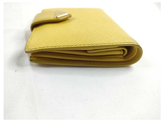 Prada Saffiano bifold Leather Small - vista 5