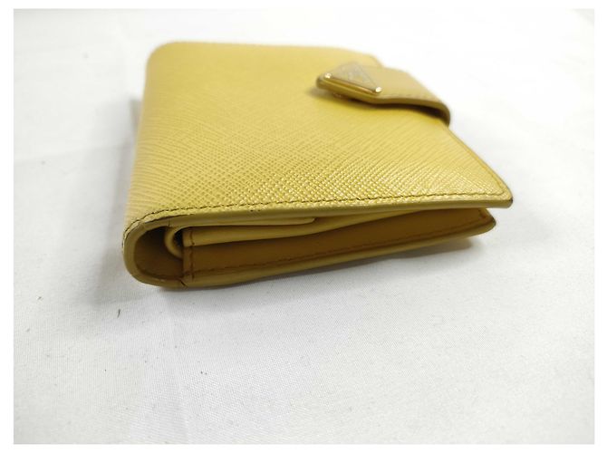 Prada Saffiano bifold Leather Small - vista 7
