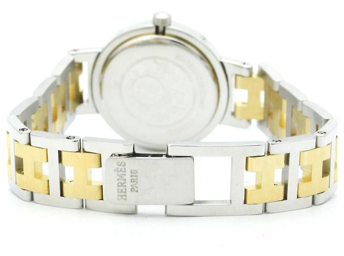 Hermès Hermes Clipper Quartz Stainless Steel and Plated Metal 36 - Ansicht 2