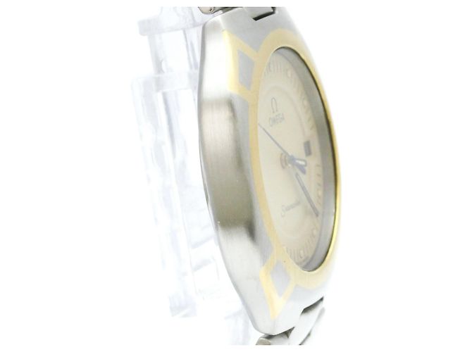 Omega Seamaster Polaris Day-Date Quartz Acciaio inossidabile e Oro giallo (18K) - vista 5