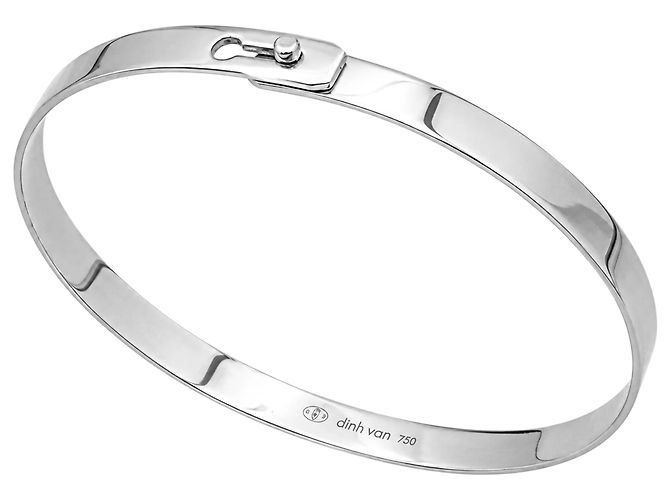 Bracelete Dinh Van, "Serrure", ouro branco. - vista 2
