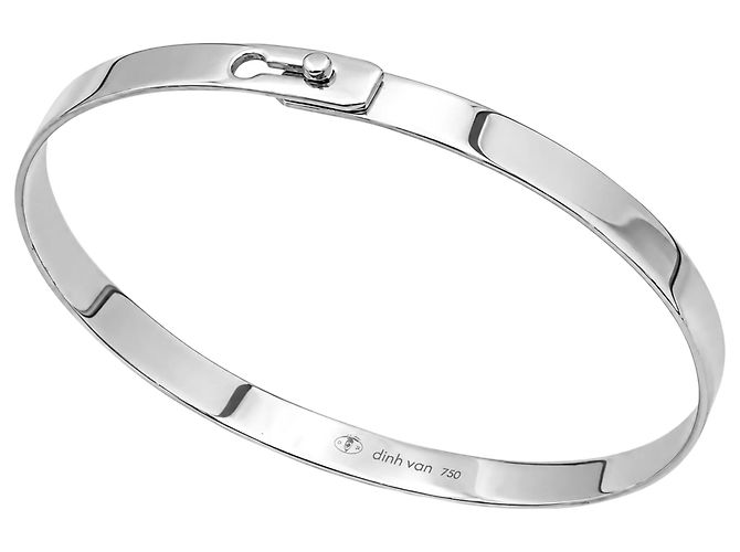 Bracelete Dinh Van, "Serrure", ouro branco. - vista 4