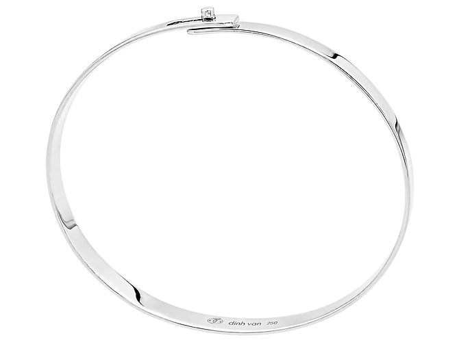 Bracelete Dinh Van, "Serrure", ouro branco. - vista 5