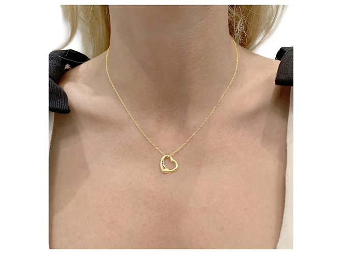 Tiffany & Co Collana Tiffany&Co x Elsa Peretti, «Open Heart», oro giallo, rubino. - vista 4