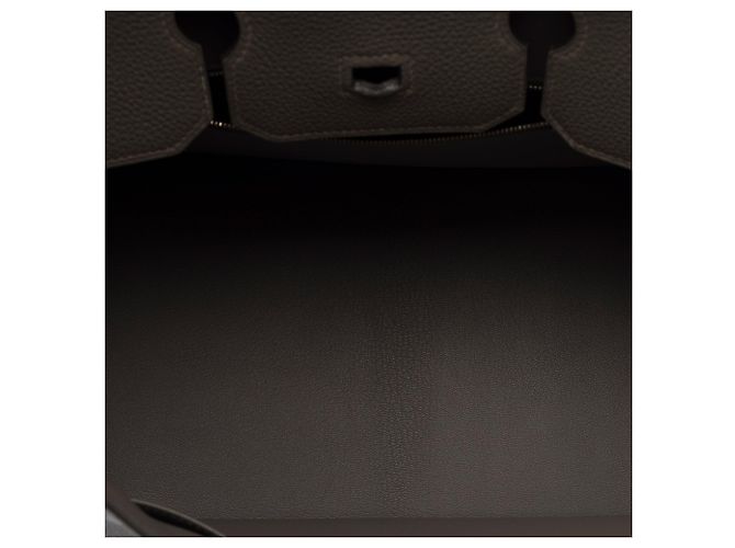 Hermès Borsa HERMES Birkin 35 in Pelle Grigia - 104033 - vista 9