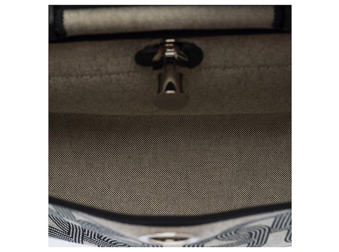 Hermès HERMES Herbag Tasche aus grauem Canvas - 104027 - Ansicht 11
