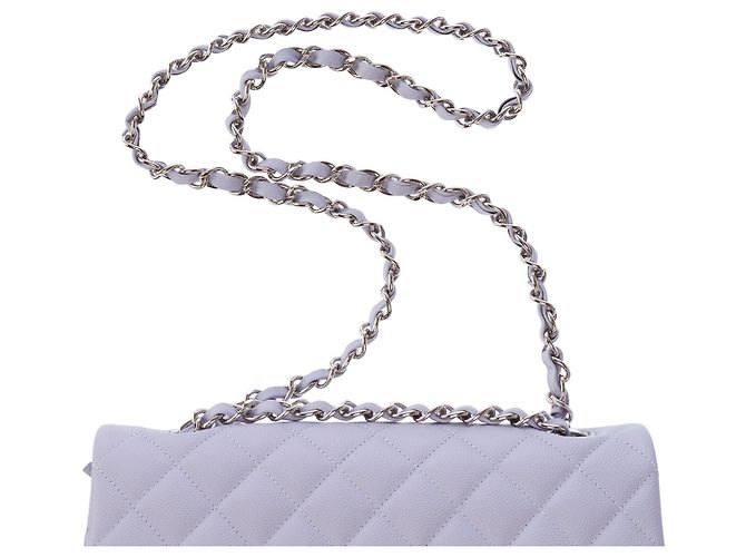 Borsa CHANEL Timeless/Classique in Pelle Blu - 104035 - vista 10