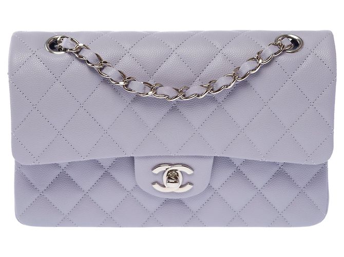 Borsa CHANEL Timeless/Classique in Pelle Blu - 104035 - vista 3