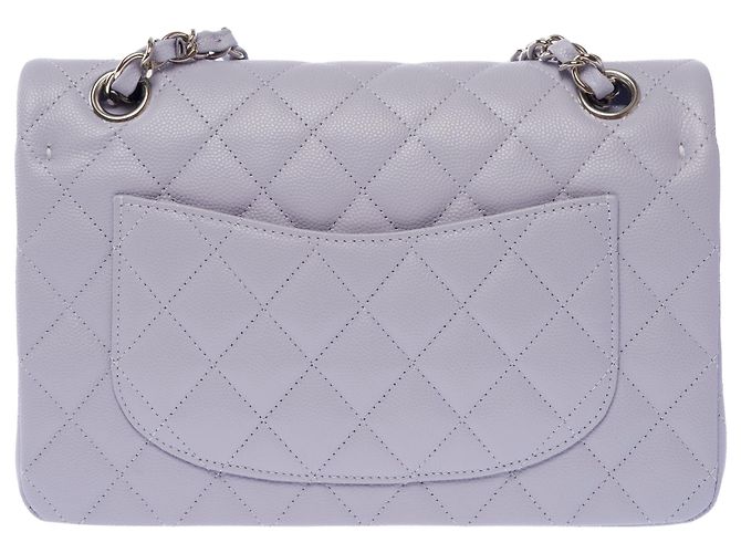 Borsa CHANEL Timeless/Classique in Pelle Blu - 104035 - vista 4
