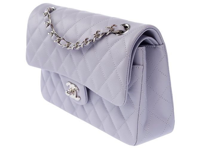 Borsa CHANEL Timeless/Classique in Pelle Blu - 104035 - vista 5